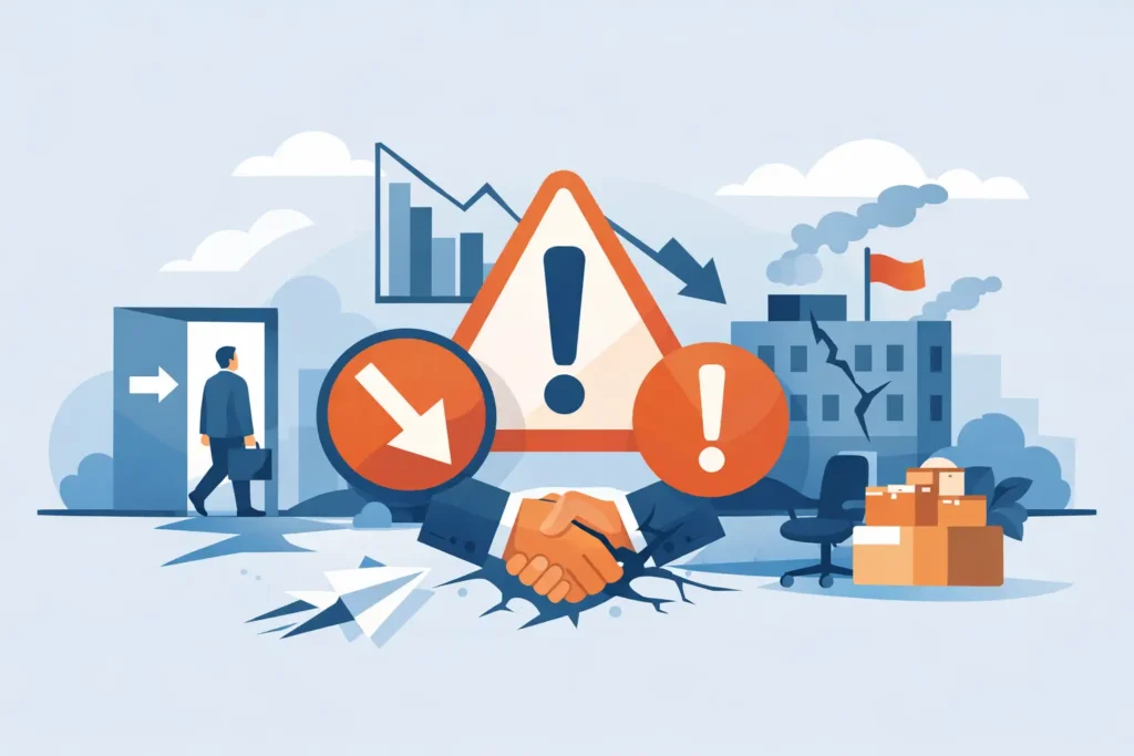 Top Warning Signs Exit Companies Show